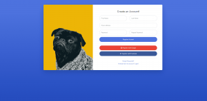 蓝色后台管理系统网站模板-乐熊工作室